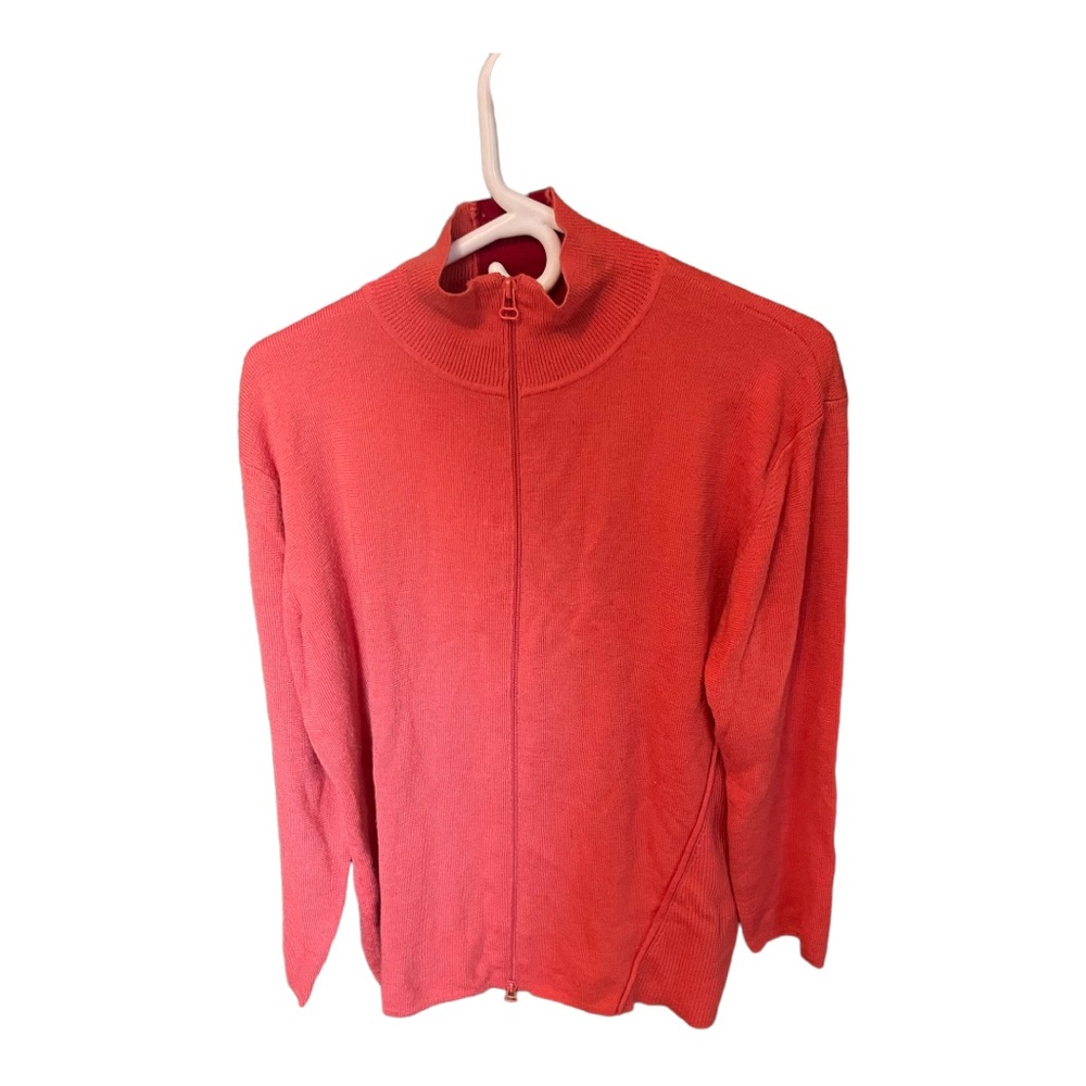 Animale Jacket Orange Full Zip sweaters Mens Medium